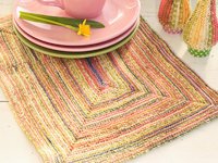 Drops Colourful Knitted Placemat